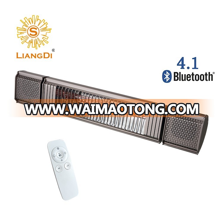 longlife bluetooth outdoor infrared heater with speaker and LED LiangDi